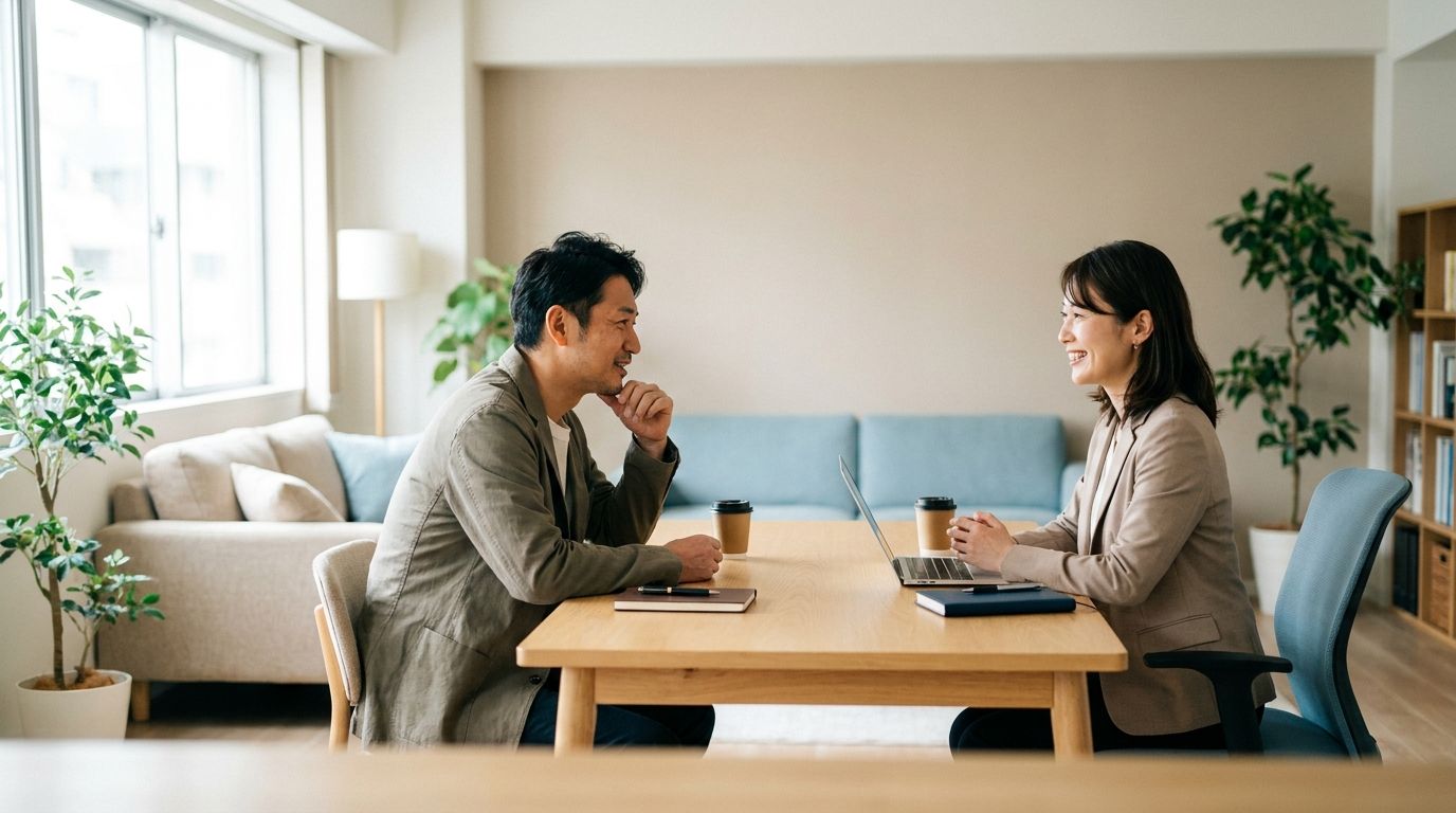 結婚相談所のカウンセリング風景