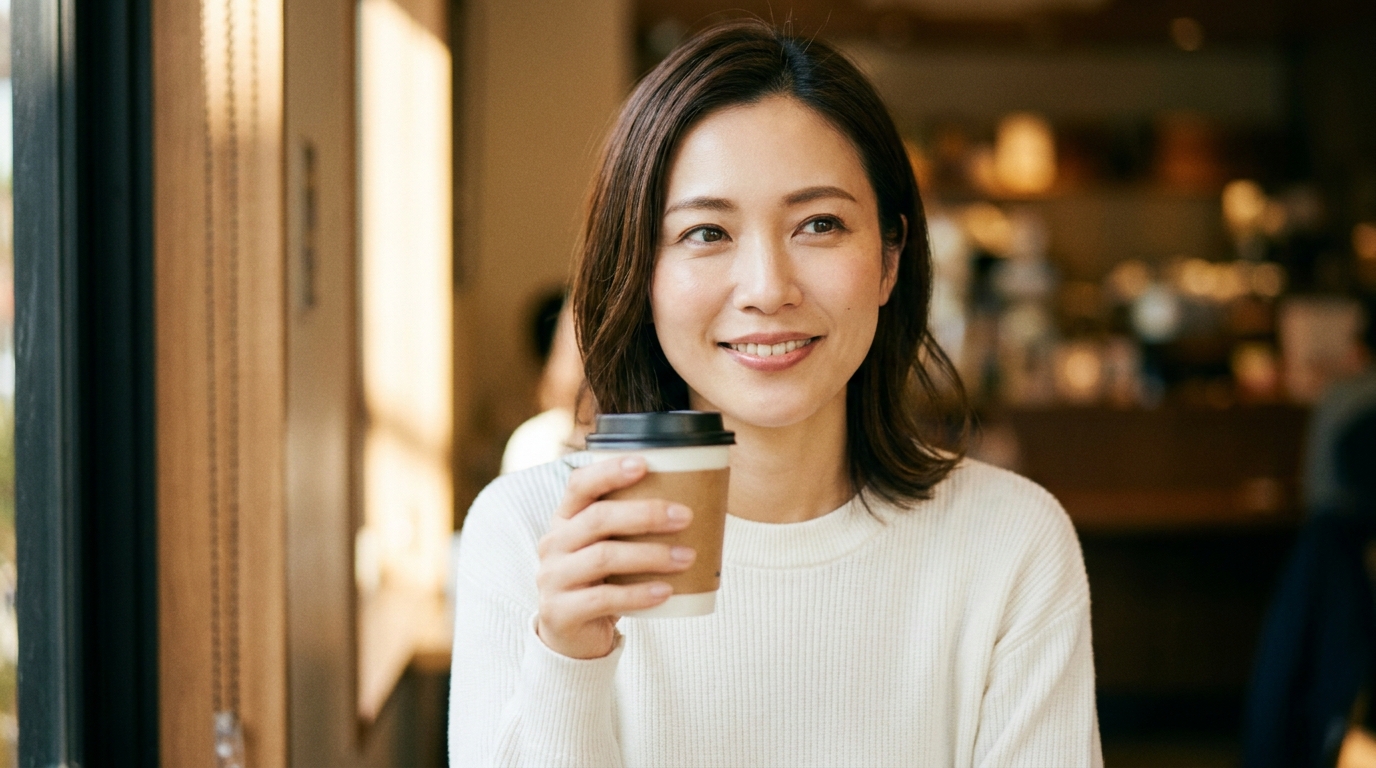 前向きに婚活を考える30代女性