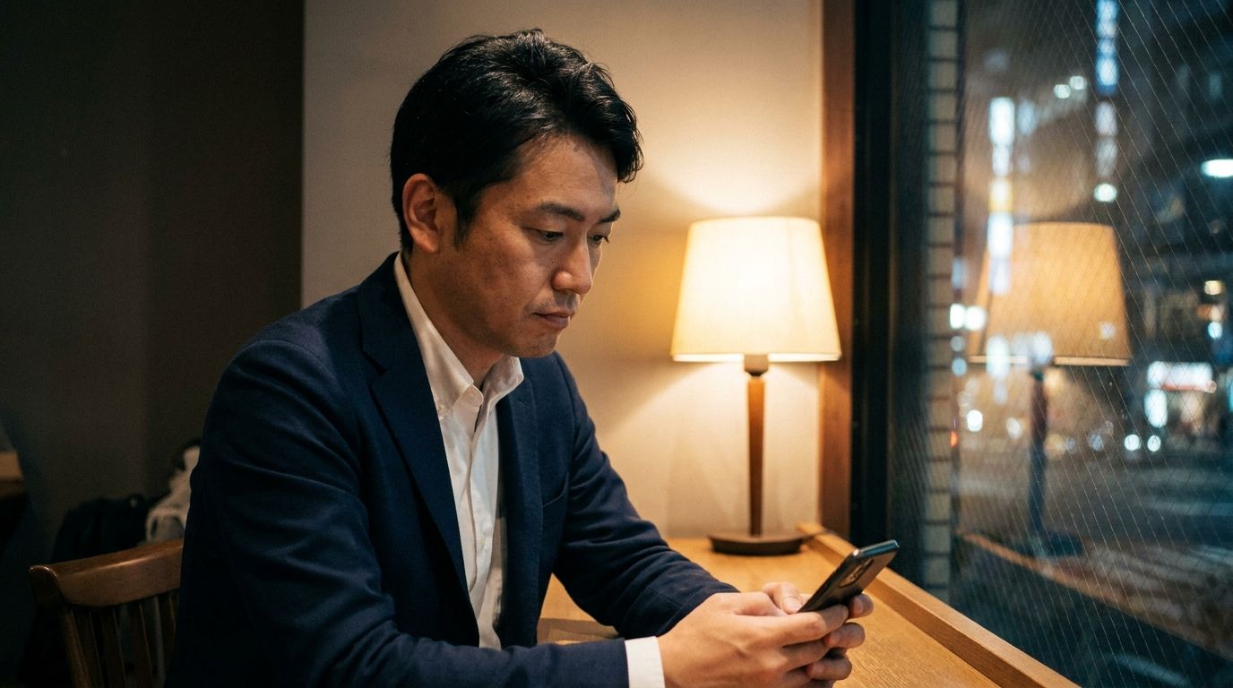 婚活の現実に向き合う40代男性