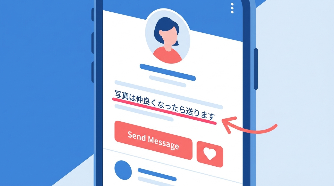 個別に写真を送るタイプの本音