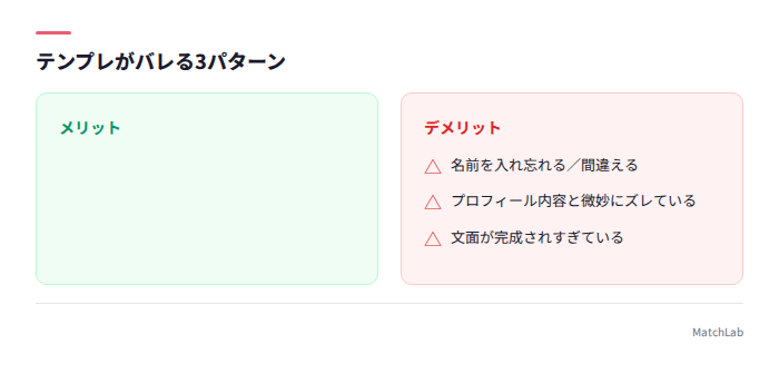 バレる3つのパターン