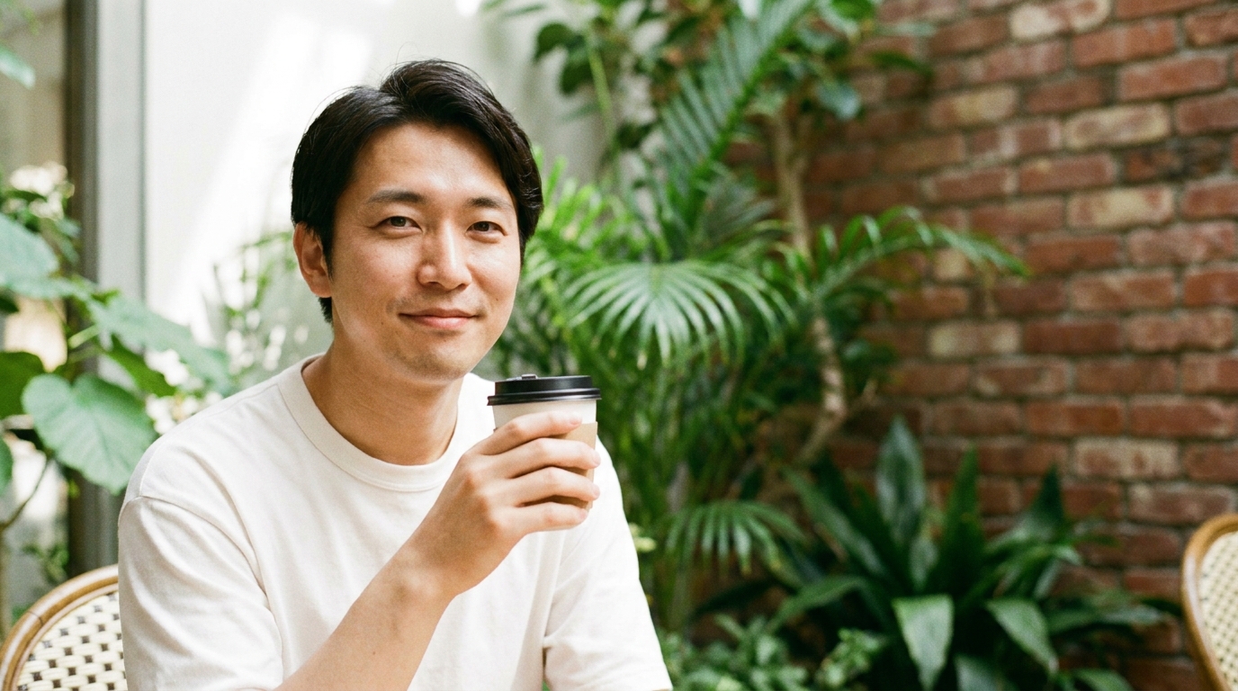 好印象な自撮りの見本イメージ