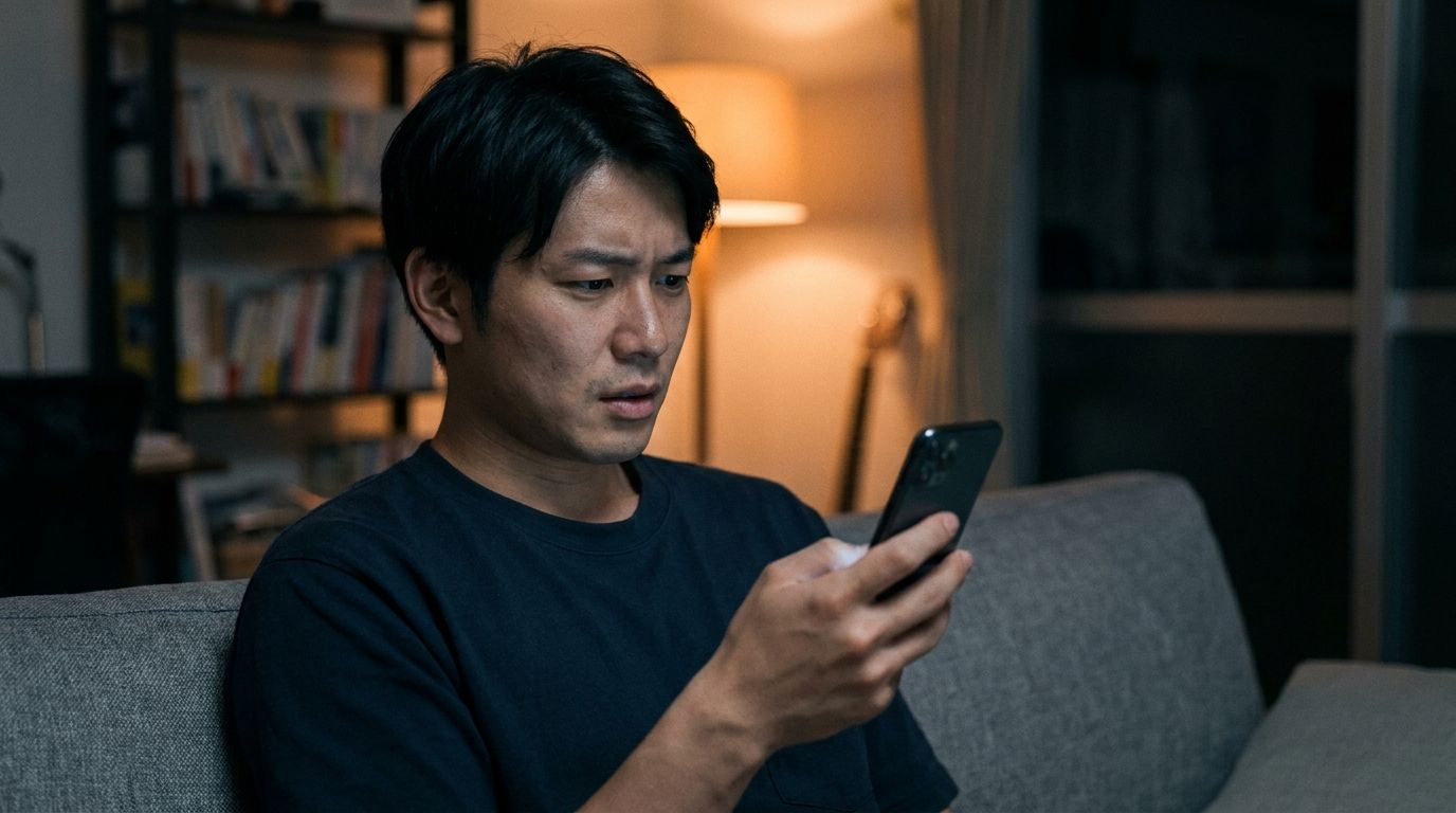 短い返信に戸惑う男性