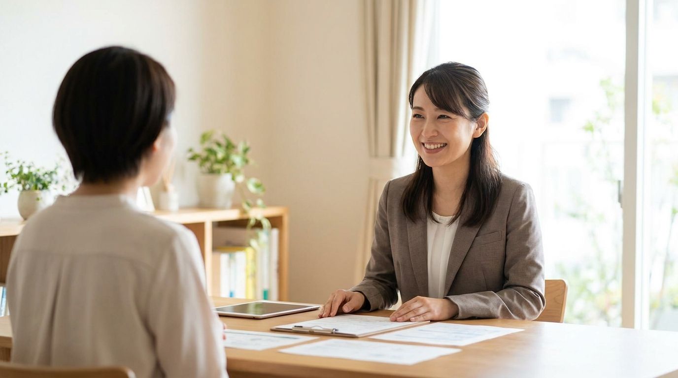 結婚相談所のカウンセリング風景