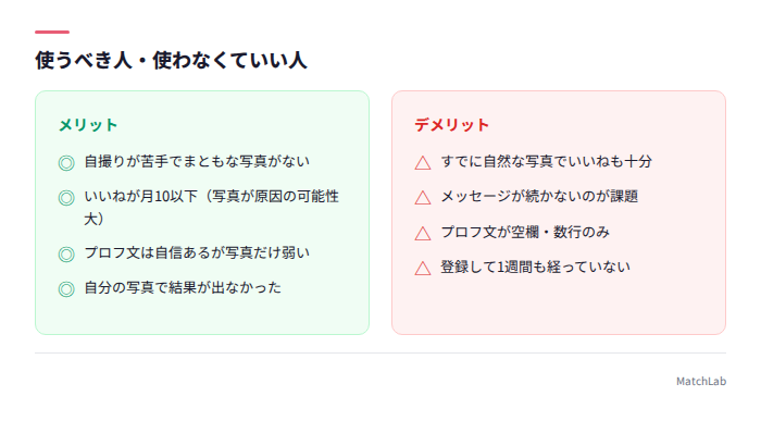 向いている人・向いていない人