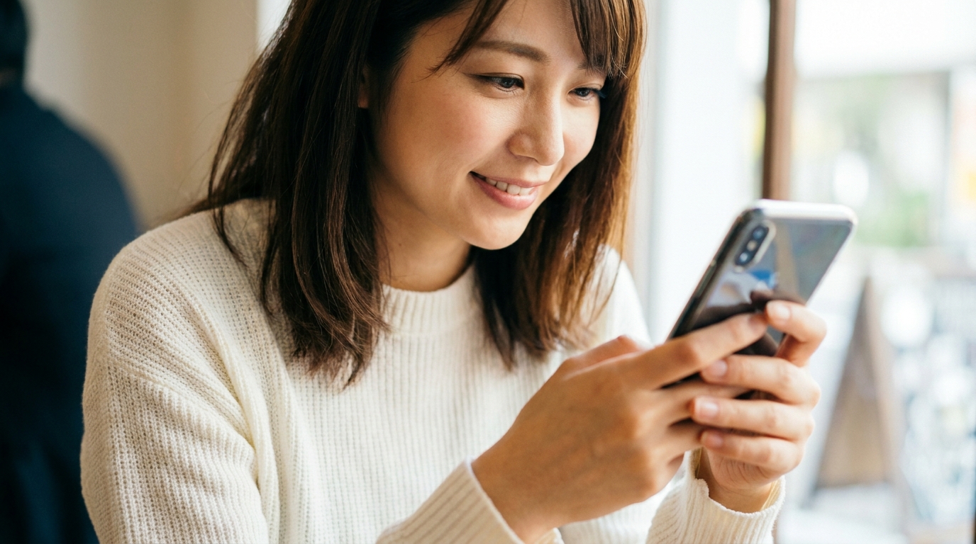 プロフィールを設定する様子
