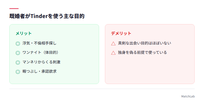既婚者の利用目的の整理
