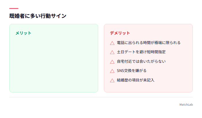 既婚者に多い行動サイン一覧